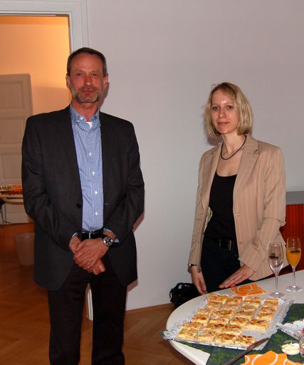  Im Bild v.l.n.r.: Manfred Wondrak (AG Pro) und Theresa Schlagbauer (Agrana)