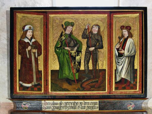 Vorschau Bild von Der gotische Flügelaltar in der Burg Rappottenstein erstrahlt in alter Schönheit.