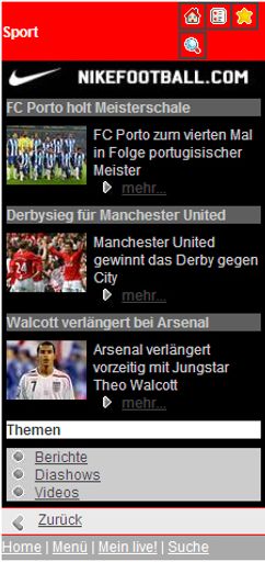 Der "Mobile Nike Football Channel" bei Vodafone live!, welcher von LAOLA1.at realisiert wird, wurde beim IAB-WebAd mit dem Sonderpreis Mobile in Gold ausgezeichnet.