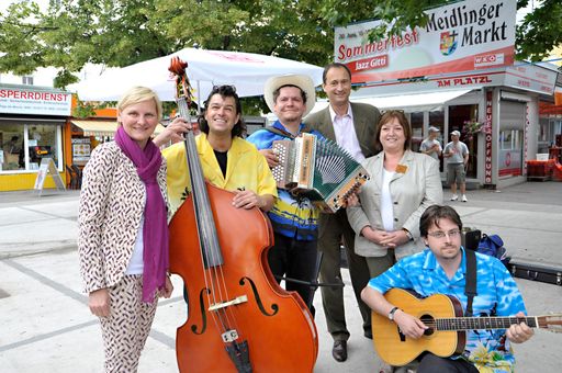 Frauenberger und Mailath besuchen Musikmarkt