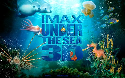  Plakat zur IMAX(R)-Naturdokumentation "Under the Sea 3D - Paradies im Meer"