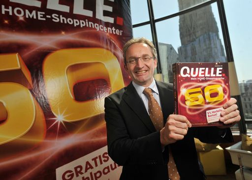http://pressefotos.at/m.php?g=1&u=1&dir=200907&e=20090714_q&a=event
Trotz schwieriger Rahmenbedingungen kann Quelle Österreich auf ein unverändert gutes Geschäft verweisen.Im Bild: Wolfgang Binder (Vorstandsvorsitzender Quelle AG Österreich)
