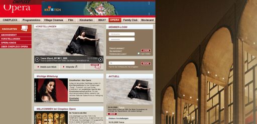 Vorschau Bild von Screenshot www.cineplexx.at Channel Cineplexx Opera