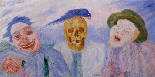 Vorschau Bild von James Ensor, Du Rire aux Larmes, 1908; (Vom Lachen zu den Tränen); Öl auf Leindwand; 52, x 100 cm