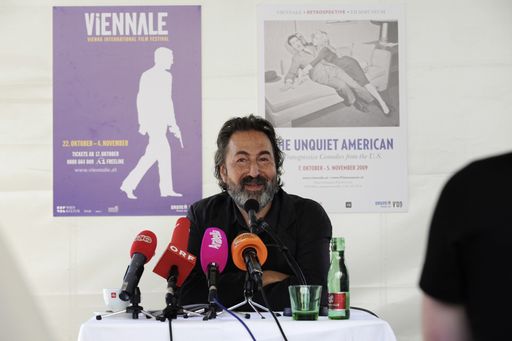 Pressekonferenz 21. August 2009, Badeschiff Wien: Hans Hurch