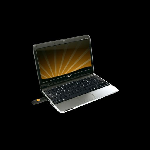  Orange Net&Book inkl. Acer Aspire ONE Marken-Mini-Notebook