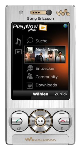 PlayNow(TM) plus mit Sony Ericsson W705