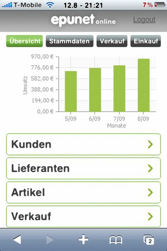 Screenshot epunet