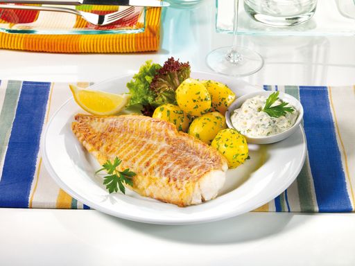 Seelachsfilet vom Grill