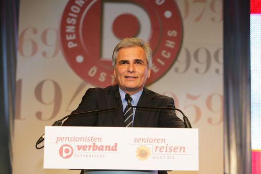 Vorschau Bild von Festakt 60 Jahre Pensionistenverband Oesterreichs, 17.9.2009 Design Center Linz - Bundeskanzler Werner Faymann: "Soziale Sicherheit und Gerechtigkeit statt Jung und Alt gegeneinander auszuspielen!"