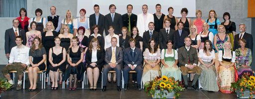  Sponsion der AbsolventInnen des Studiengangs Sport-, Kultur- & Veranstaltungsmanagement.
