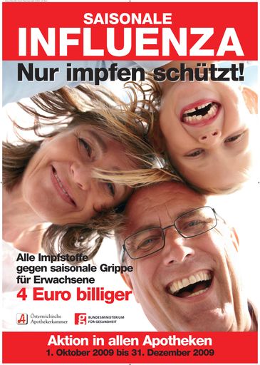 Wenn im Oktober die Tage kürzer werden und die Temperaturen im Freien empfindlich sinken, dann beginnt in Österreich die alljährliche Influenza-Saison. Innerhalb der Wintermonate bis März erkranken im Durchschnitt 400.000 Menschen an der "echten" Grippe