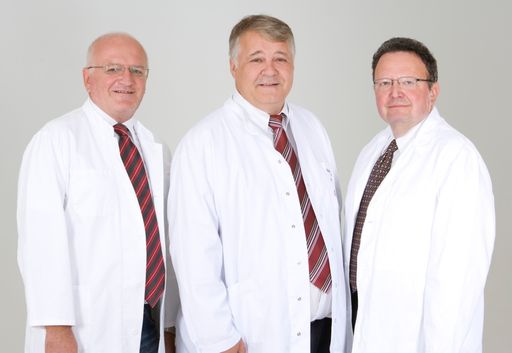 Personen v.l.n.r. Dr. Johann Pozvek, Dr. Peter Lisborg, Dr. Erwin Enzenhofer