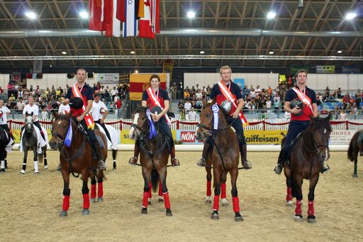 siegreiche Mannschaft, Horse-Ball-Team Damarishof aus Deutsch Brodersdorf