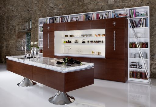  STARCK BY WARENDORF - Library und Funktionstisch mit Trompetenfüßen