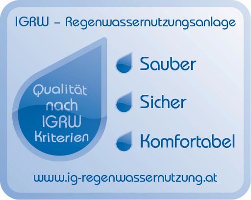 Die IG Regenwassernutzung fördert den Einsatz von Regenwasser im öffentlichen und privaten Bereich.