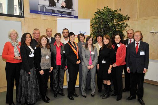 http://pressefotos.at/m.php?g=1&u=38&dir=200910&e=20091016_a&a=event
ECGC - Abschlusskonferenz - The Future of Career Guidance in Europe - v.l.n.r.: Birgit Lohmann (Deutscher Verband für Bildungs- und Berufsberatung), Francesca Torlone (Melius srl, Bologna), Tron Inglar, Eilina Dailidiene (Vytautas Magnus University, Kaunas), Michael Mair (Moderation), Monika Petermandl (Donau-Universität Krems), Dimitris Tsamakos (Asset Technology, Athen), Gabriele Grün (ibw), Monika Thum-Kraft (ibw, Wien), Birgit Halper (BiWi, Wien),Claudia Falter(Gesellschaft für angewandte Personalforschung), Cecile Besrest-Butler, Carin Daniel Ramirez-Schiller (OeAD - Nationalagentur Lebenslanges Lernen), Svetlozar Petrov (Jobtiger, Sofia), Paul Wilkens (BM für Wissenschaft und Forschung)