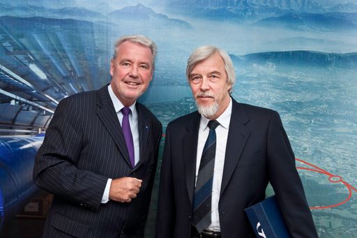 Vorschau Bild von KO Mag. Klaus Schneeberger - EBG MedAustron Aufsichtsratsvorsitzender Dr. Rolf-Dieter Heuer - CERN Generaldirektor.