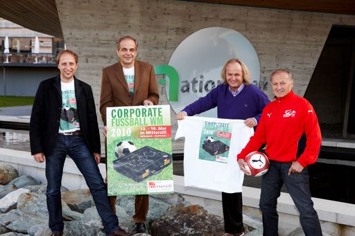  GF Mag. Roland Rauch/Mittersill Plus; Bernhard Wallmann/Wallmanns Ideenwerkstatt; Mag. Christian Wörister/Dir. Ferienregion Nationalpark Hohe Tauern; Hans Lerch/SC Mittersill