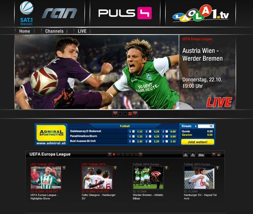 FC Bayern München gegen Girondins Bordeaux am Mittwoch, 21.10. LIVE auf www.rantv.at