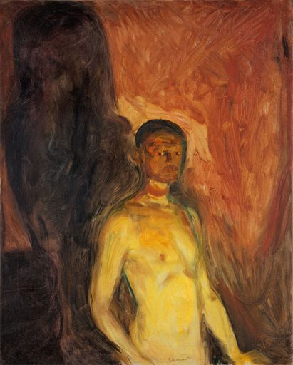 Vorschau Bild von EDVARD MUNCH Selbstporträt in der Hölle, 1903
Öl auf Leinwand 82 x 66 cm
Munch-museet, Oslo