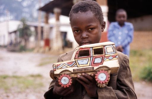  Sylvain mit seinem Jeep, Kongo