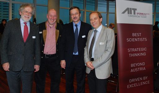 Die Teilnehmer der Podiumsdiskussion