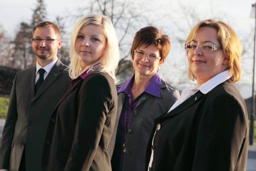 Team crosseye Marketing - v.l.n.r.: Ing. Paul Götz, crosseye Marketing; Claudia Tibet, crosseye Marketing; Erna Jus, crosseye Marketing; Evelyn Zorn, Geschäftsführung crosseye Marketing.
