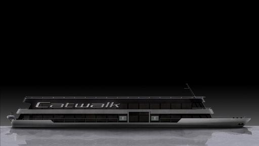  Die "CATWALK by Porsche Design" ist ein einzigartiges Event-Projekt, das es in dieser Form in Wien noch nicht gegeben hat. Es handelt sich dabei um eine High-Class-Eventlocation  - als fahrendes Schiff!