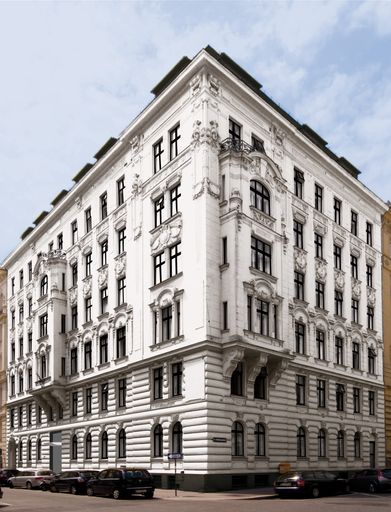Gesamtansicht Objekt Biberstraße, Visualisierung Eingangsbereich