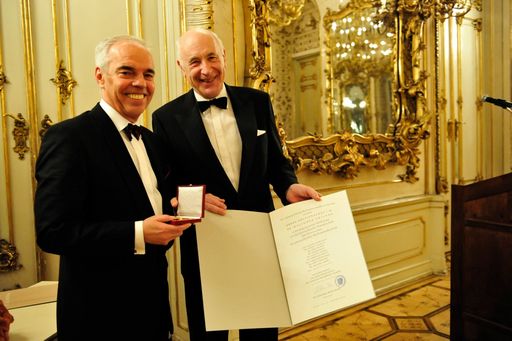  v.l.n.r.: SC i.R. Dr. Wolfgang Fellner, ÖRAK-Präsident Dr. Gerhard Benn-Ibler