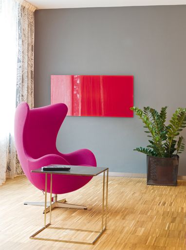 Vorschau Bild von LAVA Glasheizkörper rot