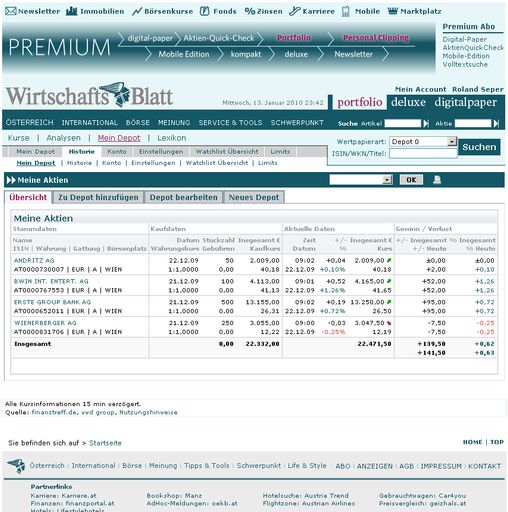 Vorschau Bild von Portfolio