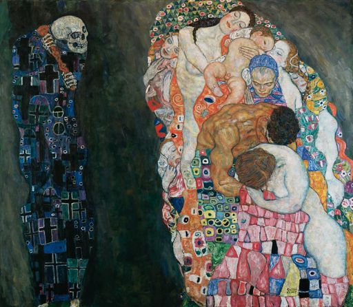 Vorschau Bild von GUSTAV KLIMT (1862-1918)
Tod und Leben, 1910/15
Öl auf Leinwand
180,5 x 200,5 cm
Inv.Nr. 630