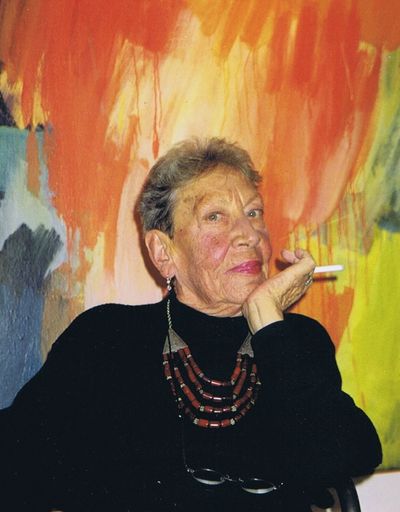 Die österreichische Malerin Christa Hauer-Fruhmann feiert am 13. März 2010 ihren 85. Geburtstag