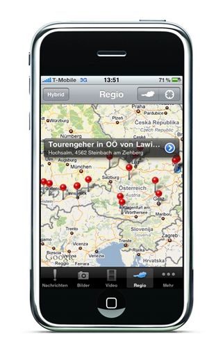 Mit der iPhone-Applikation "APA-News" bietet die APA - Austria Presse Agentur ab sofort einen Show-Case, wie aktuelle Inhalte in einer App dargestellt werden können.
