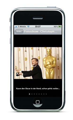Vorschau Bild von Mit der iPhone-Applikation "APA-News" bietet die APA - Austria Presse Agentur ab sofort einen Show-Case, wie aktuelle Inhalte in einer App dargestellt werden können.