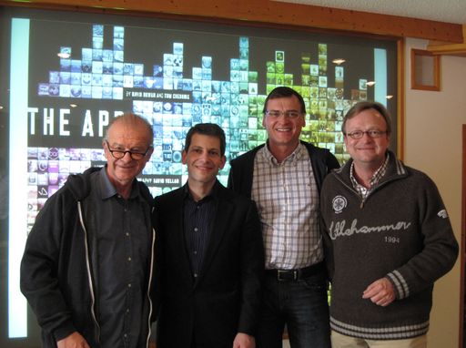 Vorschau Bild von V.l.n.r.: Rudi Klausnitzer, David Rowan, Mag. Thomas Kralinger, Oliver Voigt