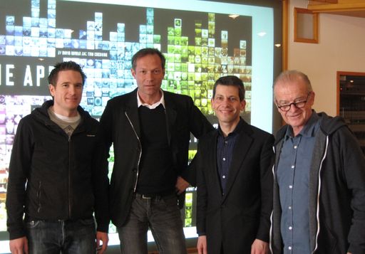 Vorschau Bild von V.l.n.r.: Mag. Ronald Tremmel, Dr. Karl Pall, David Rowan, Rudi Klausnitzer