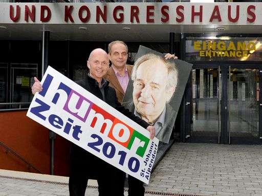 Mag. Harald Thurner und Bernhard Wallmann  organisieren vom 27.-30.Mai eine HumorZEIT mit Lachgarantie.