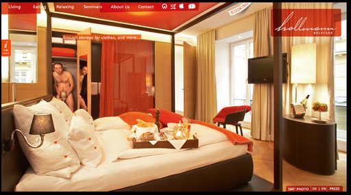 Doppelzimmer Mezzanin auf www.hollmann-beletage.at