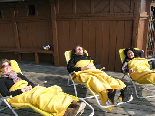 Vorschau Bild von Entspannung pur - am Steg des historischen Badehauses.