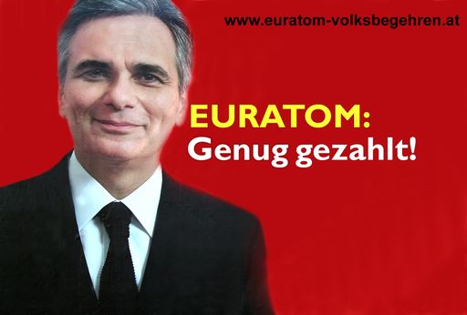  Tausende Österreicher_innen haben bereits Unterstützungserklärungen zur Einleitung des EURATOM-Volksbegehrens unterschrieben!