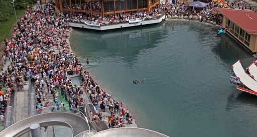 Faszination AREA 47: Die Sportshows zur Eröffnung der neuen Outdoor-Spielwiese begeisterten die Besucher am Pfingstwochenende.