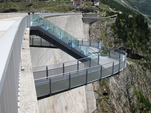 Skywalk an der Kölnbreinsperre.