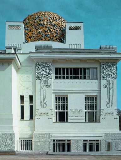 Vorschau Bild von JOSEPH MARIA OLBRICH (1867-1908)
Wiener Secessionsgebäude, seitliche Ansicht, 1897/98, Vienna Secession Building, Städtische Kunstsammlung Darmstadt, Institut Mathildenhöhe,