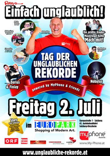 Pressefoto Tag der Unglaublichen Rekorde