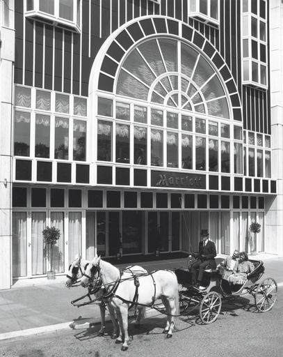  Vienna Marriott Hotel Außenansicht von 1985
