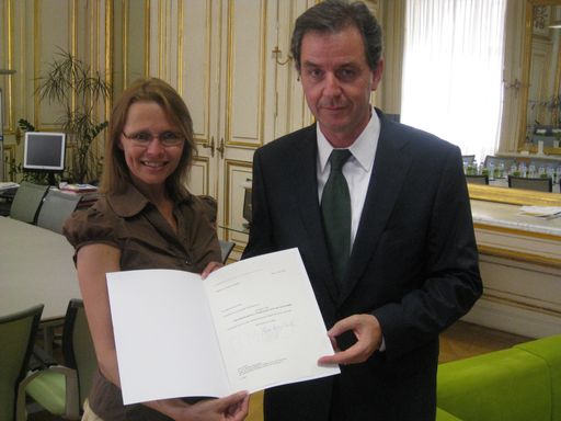 Beatrix Karl mit Michael Staudinger