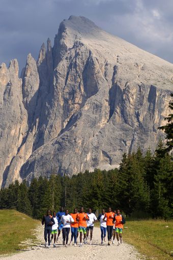  Vom 3. bis 24. Juli 2010 wird die Seiser Alm in Südtirol Trainingsgebiet für die besten Marathonläufer der Welt.